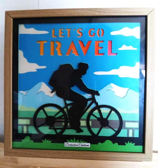 Cadre " Let's Go Travel "
