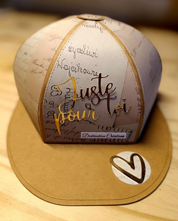 Casquette " Juste pour toi "