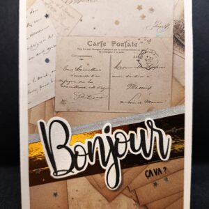 Carte Bonjour